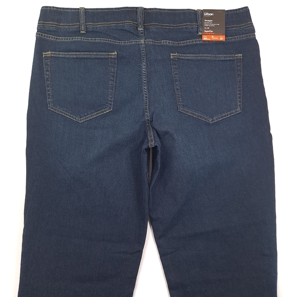 Urban Pipeline Men's Jeans Dark Wash Blue Straight Ultra Flex Stretch - Sz 44x30 - Picture 3 of 10